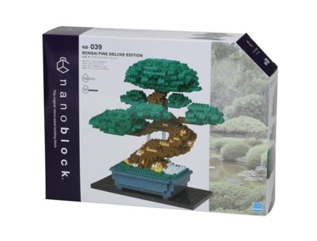 Figurinha Em Tijolos Bandai Nanoblock Bonsai Deluxe 1130 Pcs Kawada