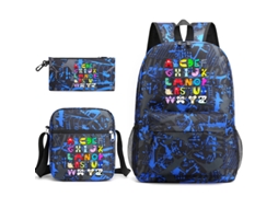 Conjunto Mochila Escolar 3 Peças, Aulas