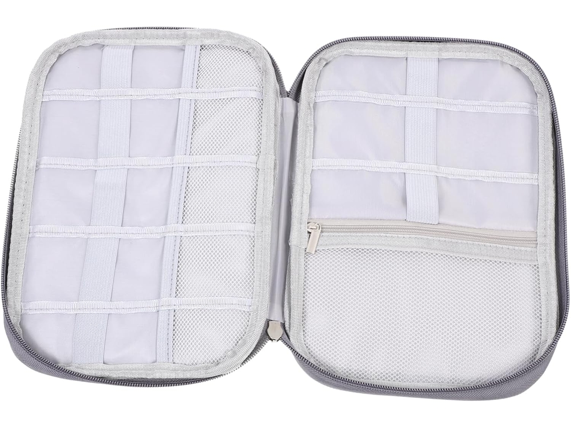 Organizador De Acessórios Eletrônicos Para Viagem Bolsa De Armazenamento Prática E Leve Para Carregadores E Cabos Organizador De Aces Gokoco