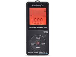 Rádio De Bolso Com Botão De Exibição Lcd E Receptor Fm/am Hanrongda Radio Craft Olysi Shop