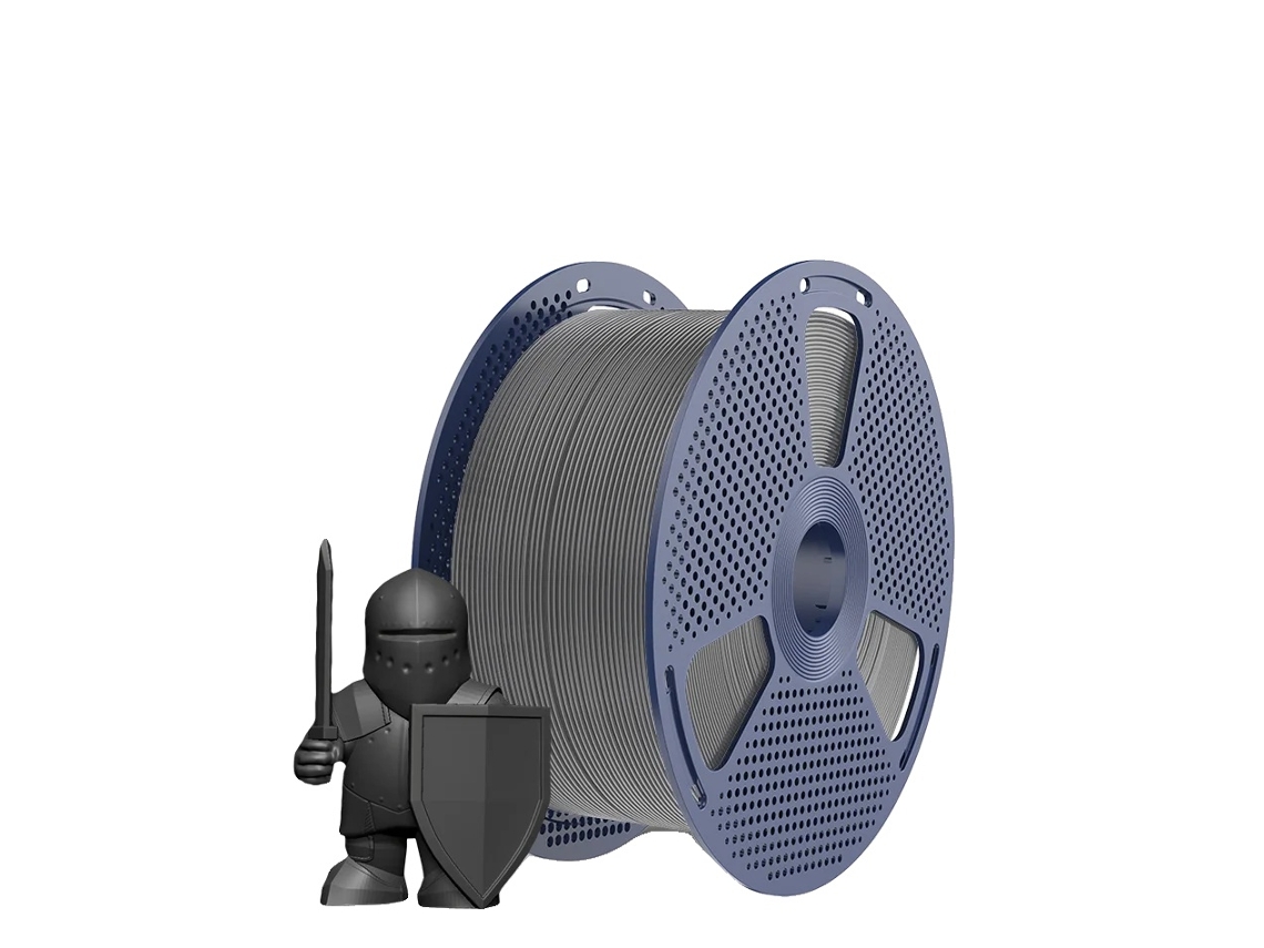 Filamento Para Impressora 3d, Enrolado De Forma Organizada, Compatã­vel Com A Maioria Das Impressoras Fdm, Petg Cinza 5kg Oem