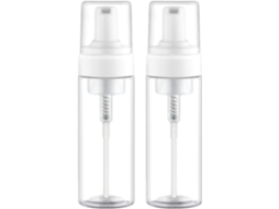 Conjunto De 2 Frascos Dispensadores Portáteis De Plástico Vazios De 150ml