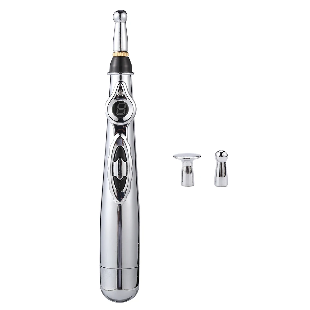 Caneta De Acupuntura Eletrônica Com Terapia A Laser Para Meridianos, Massageador E Cura Energética Dos - Ferramenta Alívio Da Dor - ~06859