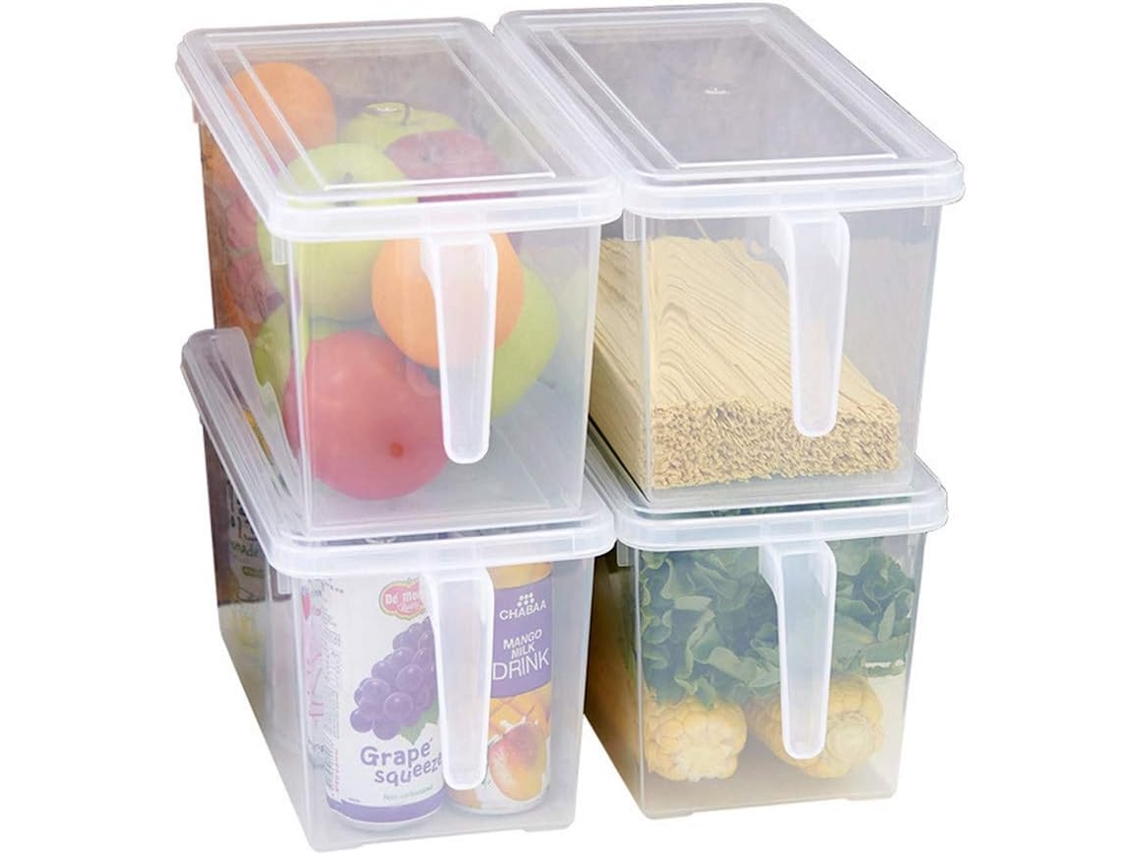 KOFIHETY Recipiente De Armazenamento Multiuso, Recipiente De Armazenamento Que Economiza Espaço, Mantém Os Alimentos Frescos Por Mais Tempo, Ideal Para Organiz