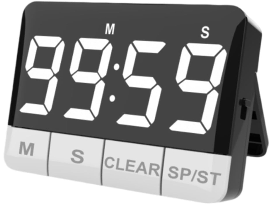 Temporizador Com Voz Alta Suporte Magnético E De Mesa