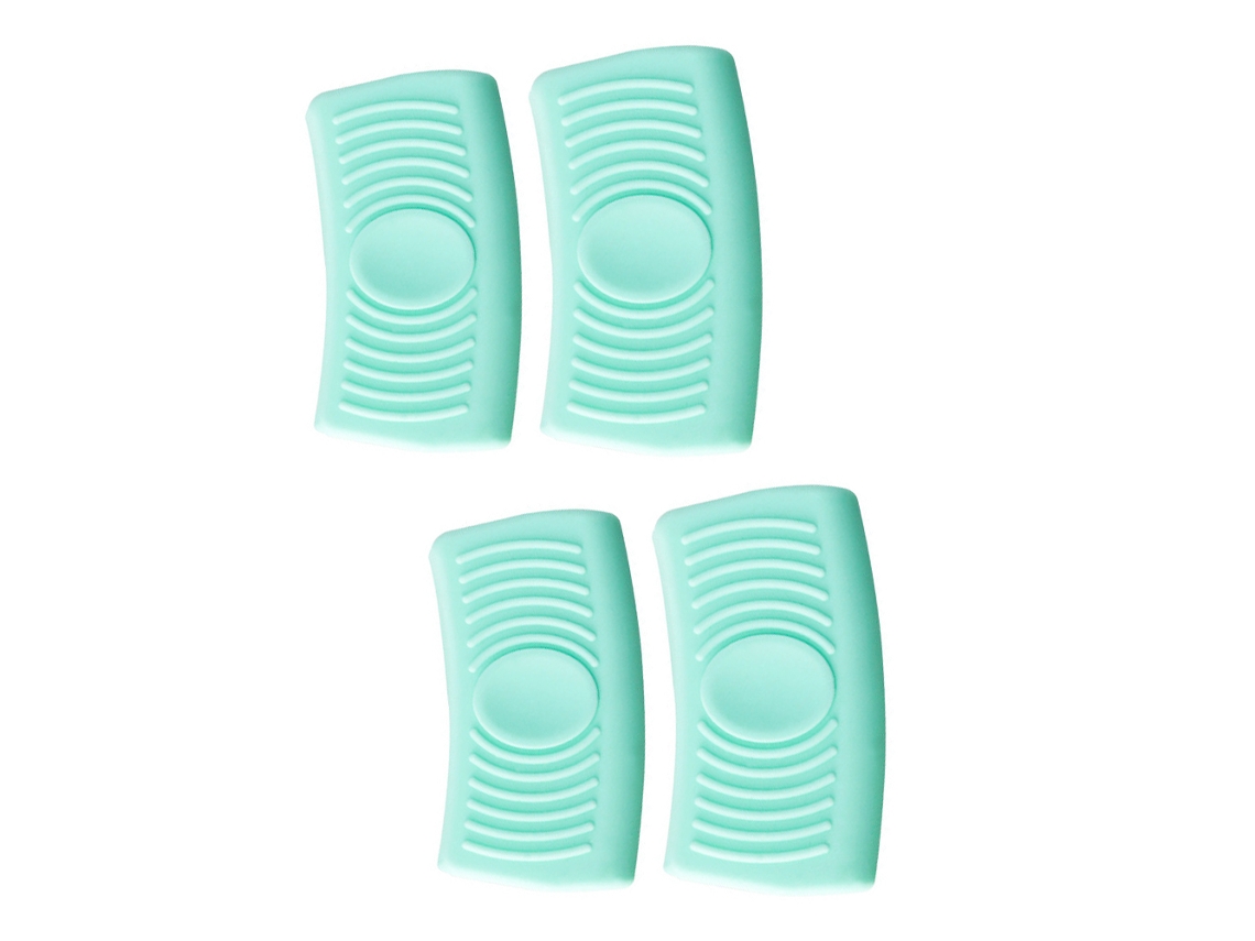 Pega Auxiliar Em Silicone Para Panela Térmica, Suporte Para Panela De Ferro Fundido Com Capa De Proteção Rnemitery