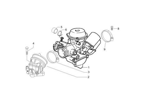 Carburador Cvek 305f Ce U Piaggio (n)