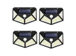LUMINÁRIA SOLAR de parede com 8 Leds IP65 AQUAFORGE