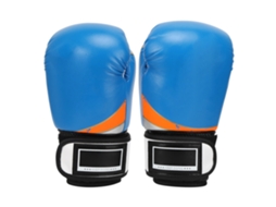 Luvas de Boxe para Crianças, de Couro PU, para Treinamento, Luta, Saco, Azul S/MARCA