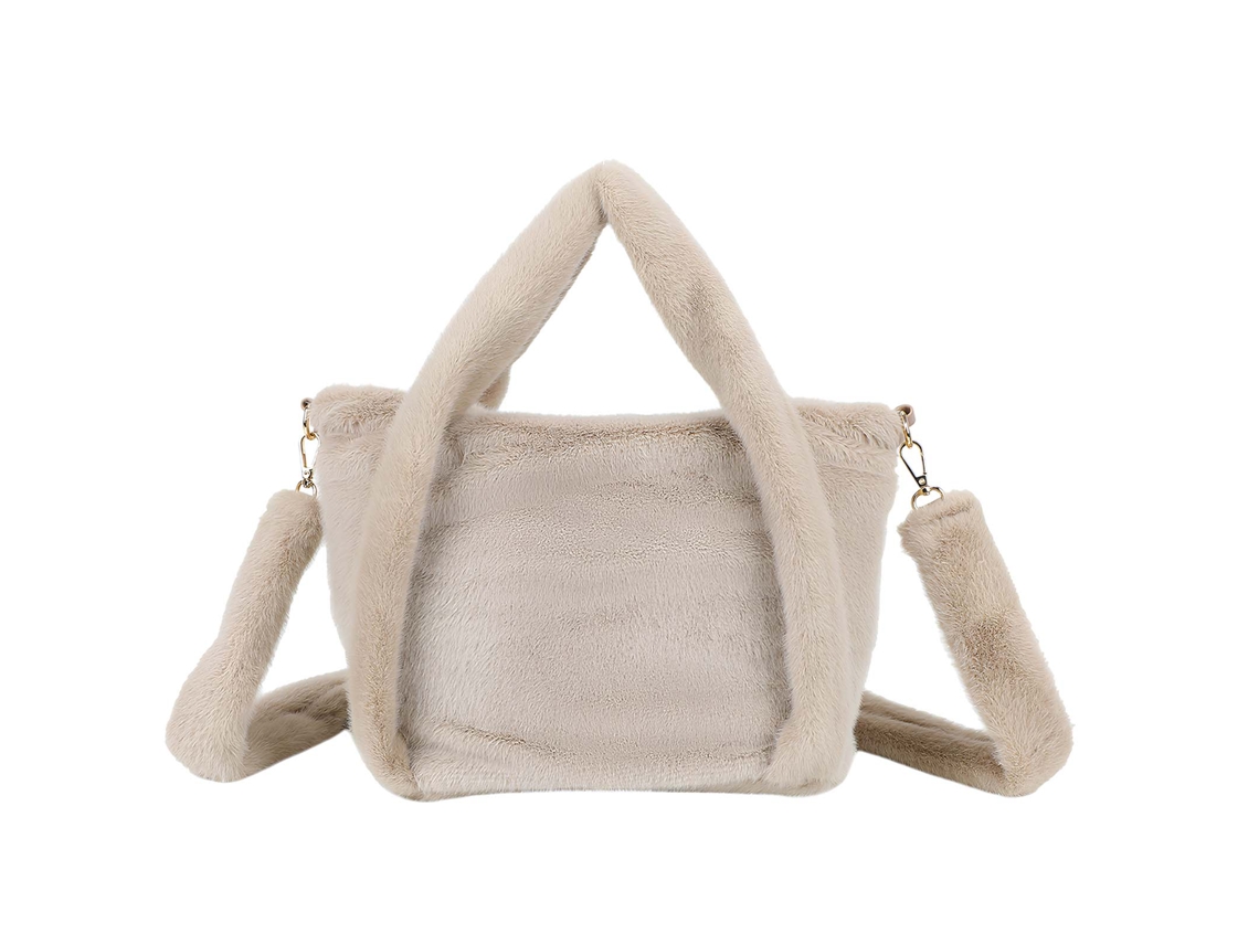 Bolsa De Mão Feminina Léona Douceur Em Pele Com Alça De Ombro Removível