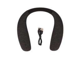 Colar De Fala Bluetooth Estéreo Cancelamento De Ruído Sem Fio Com Microfone Para Esportes Viagens Preto