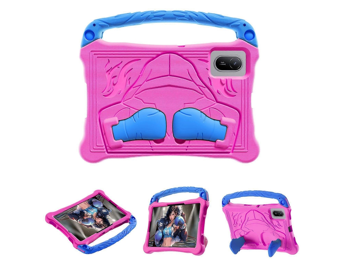 Capa Estilo Boxe Para Tablet Huawei Matepad Se 11 Eva Com Alça E Suporte Preta/vermelha Slowmoose