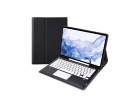 Capa de Teclado Bluetooth para Ipad Pro 132024 Teclado Magic com Controlo por Toque ,português, Preto e Branco XIAOMOYU