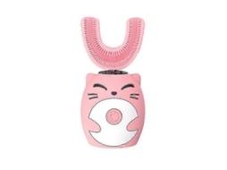 Escova de Dentes Elétrica Infantil Sônica Silicone com Limpeza Automática 360 ​​graus, Recarregável Via Usb, e M Formato U. GOKOCO