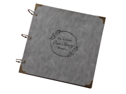 Álbum de Fotos de Folhas Soltas, Álbum de Recortes em Couro para Guardar Memórias com Visual Retrô e Ferramentas Completas BRILVIBERA