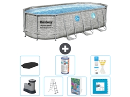 Bestway Piscina Bestway Power Steel Oval - 549x274x122 Cm - 8-peças S602