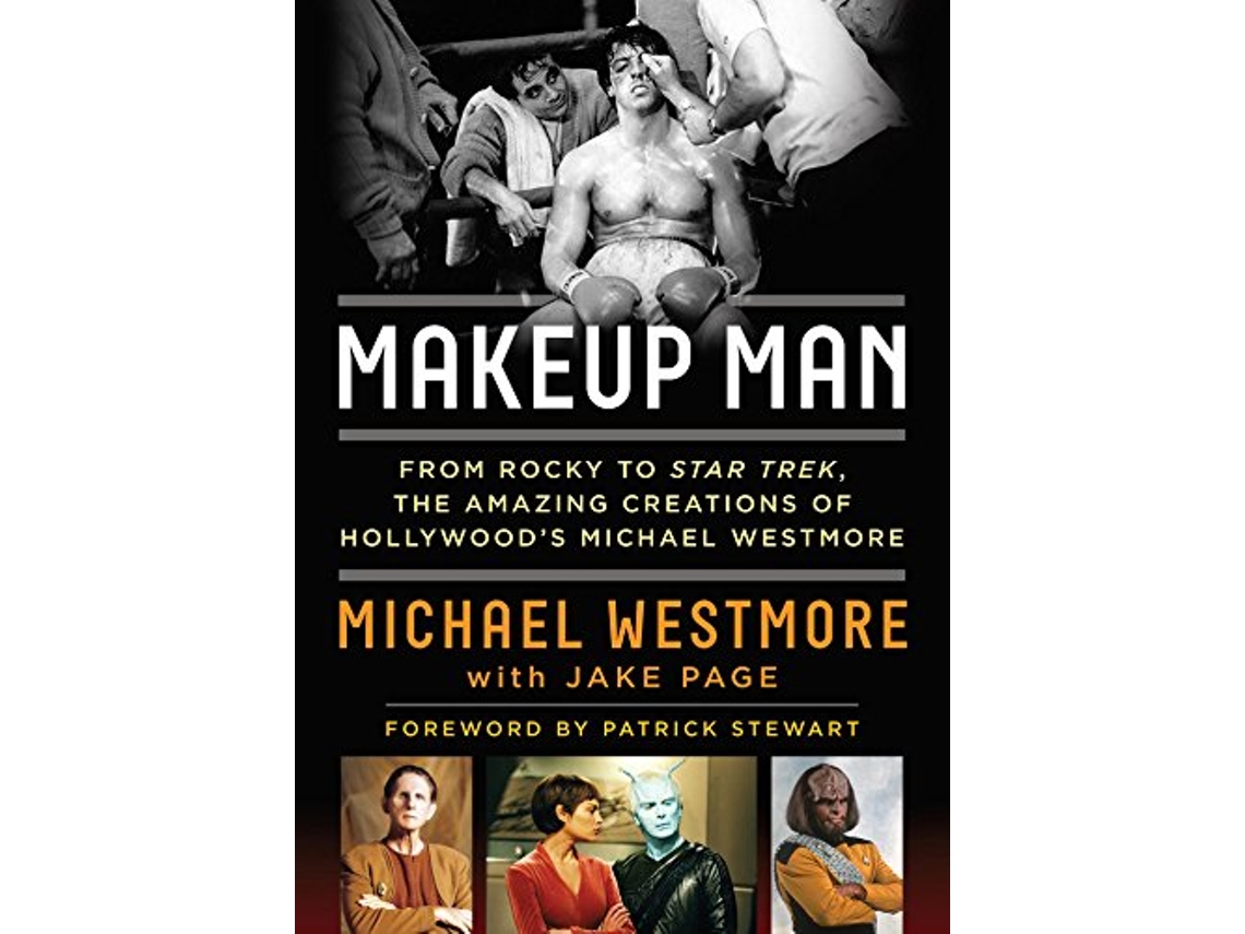 Livro Makeup Man de Michael Westmore e Jake Page (Inglês)