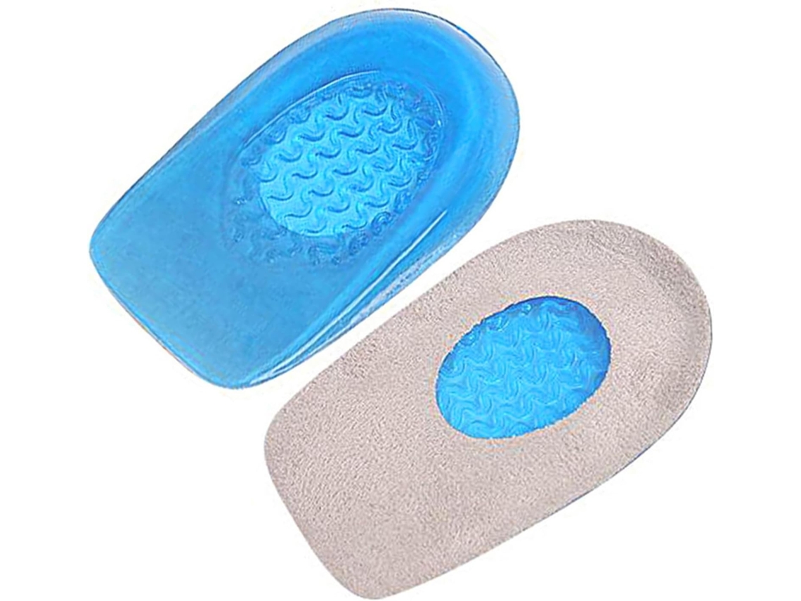 Almofada De Gel Azul Para O Calcanhar, Alivia A Dor E Proporciona Conforto Ao Caminhar, Para Homens E Mulheres