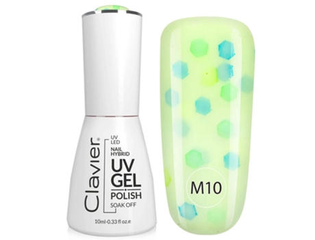 Luxury Multi Flavour Hybrid Nail Polish M10 Pineapple, 10ml Clavier