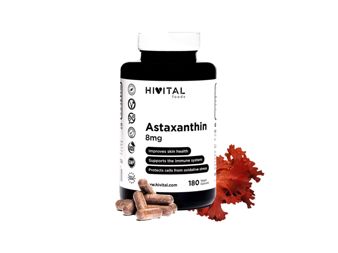 Astaxantina 180 Cápsulas HIVITAL