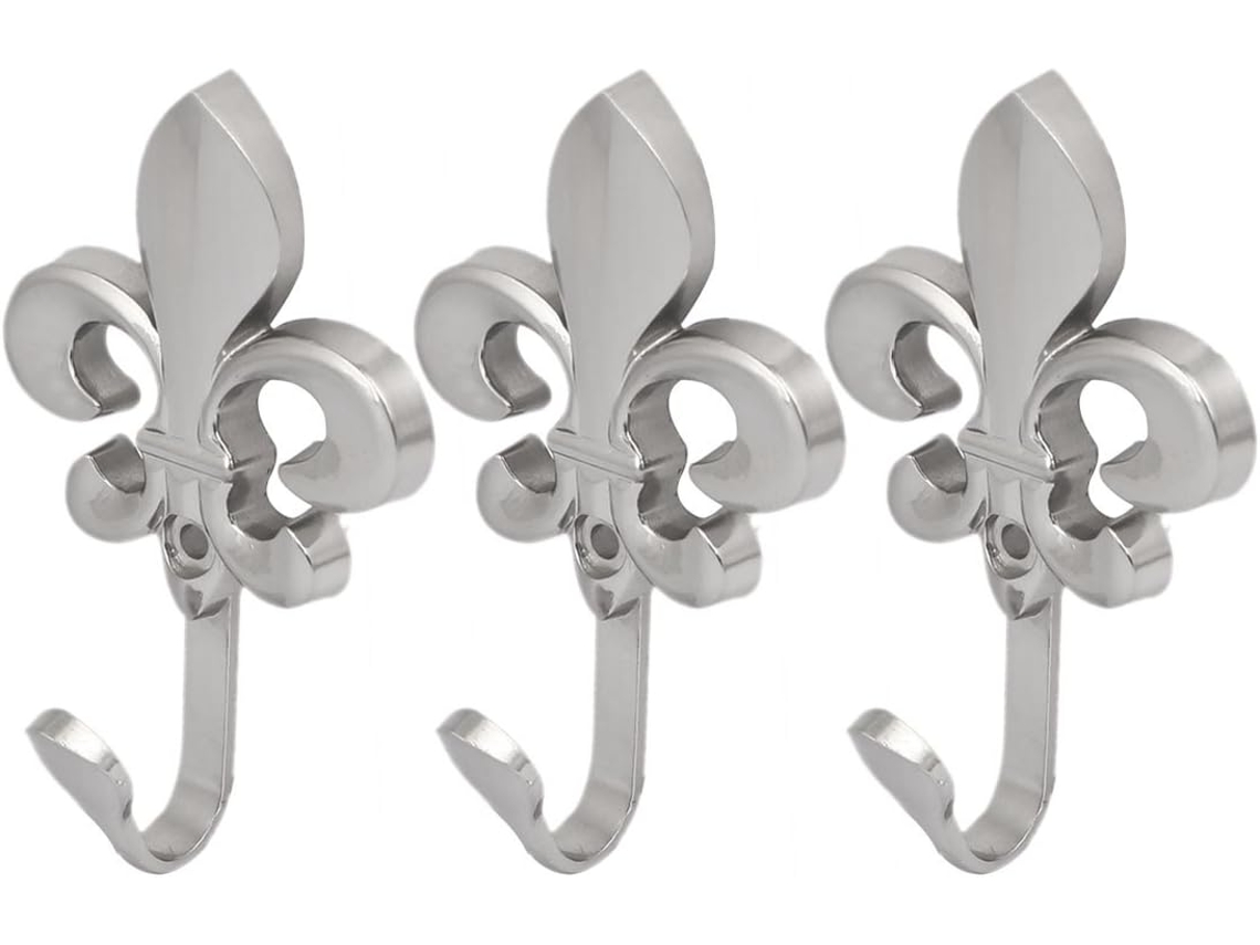 Conjunto de 2 Ganchos para Banheiro, Metal CHABERLU