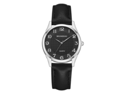 Relógio de Pulso de Quartzo com Pulseira de Couro, Design Elegante e Moderno, para Uso Diário