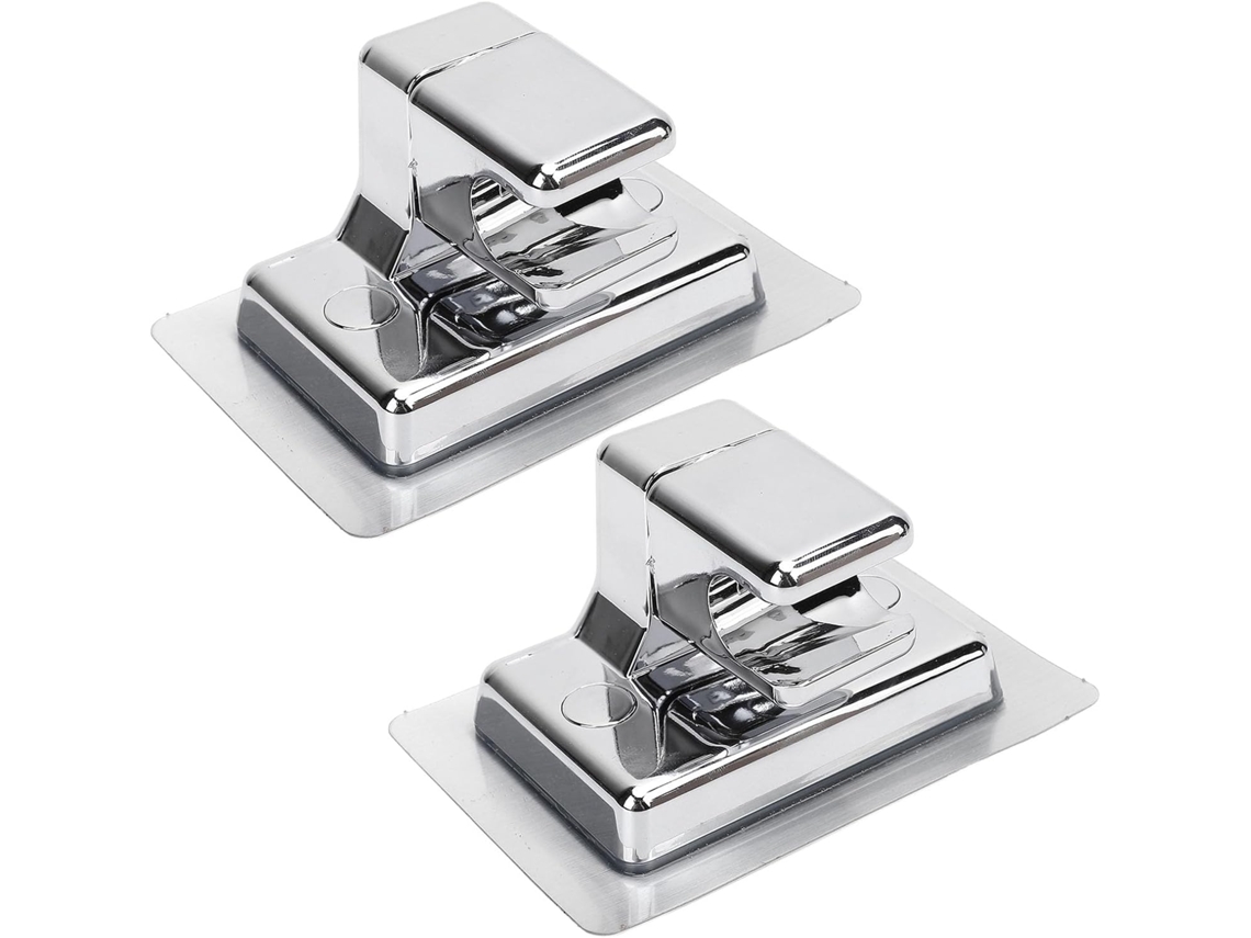 Suporte para Focket Chuveiro, autoadesivo, sem necessidade de furação, giratório, para montagem na parede, com 2 peças.