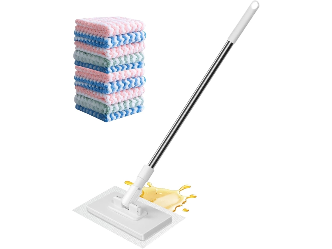 Mop De Chão Resistente E Durável Com Rotação 360°