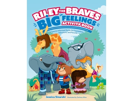 Livro Riley the Braves Big Feelings Activity Book de Jessica Sinarski (Inglês)