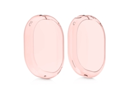 Capa Zruxe Para Airpods Max Silicone Rosa (proteção Contra Riscos, Acesso Total Aos Botões)