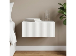 Vidaxl Gabinete De Canto Montado Na Parede Branco Brilhante