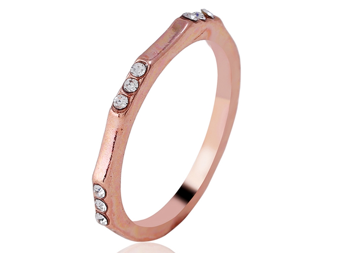 Anéis De Dedo Strass Elegantes Moda Jóias
