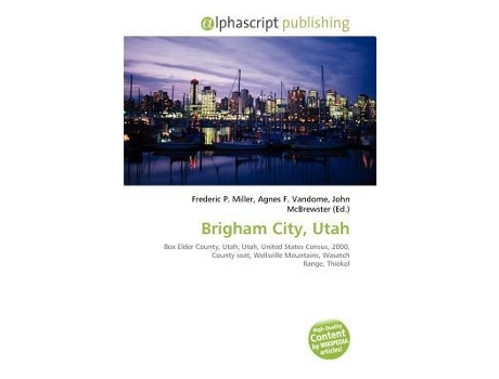 Livro Brigham City, Utah de Frederic P Miller (Maori)