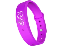 Pulseira de alarme inteligente, defesa silenciosa, design casual, monitoramento de saúde, bateria de longa duração, à prova