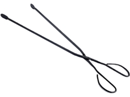 Pinça Para Carvão Extensível Besportble, Pinça Portátil Para Lareira, Utensílio Para Lareira Externa, Design Leve Em