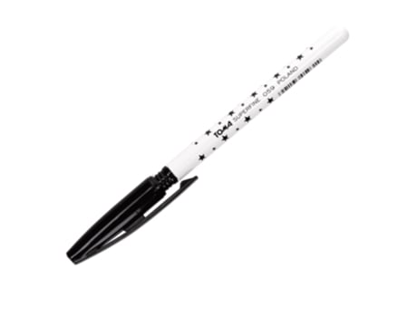 Caneta Com Efeito De Estrelas Preto, Toma