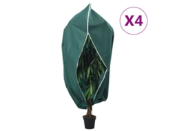 Vidaxl Coberturas Para Plantas Com Fecho 4 Pcs 70 G/m² 3,14x2,5 M