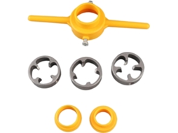 Conjunto De Matrizes Rosqueamento Redondas Npt Zunate, 1 2 3 4 1-polegada, Conjunto De Ferramentas Rosqueamento Para