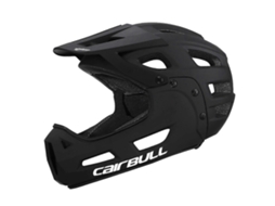 Capacete de Bicicleta Facial Completo Adulto Ciclismo com Protetor de Queixo Destacável e Viseira para Mountain Bike TAISHENGDA