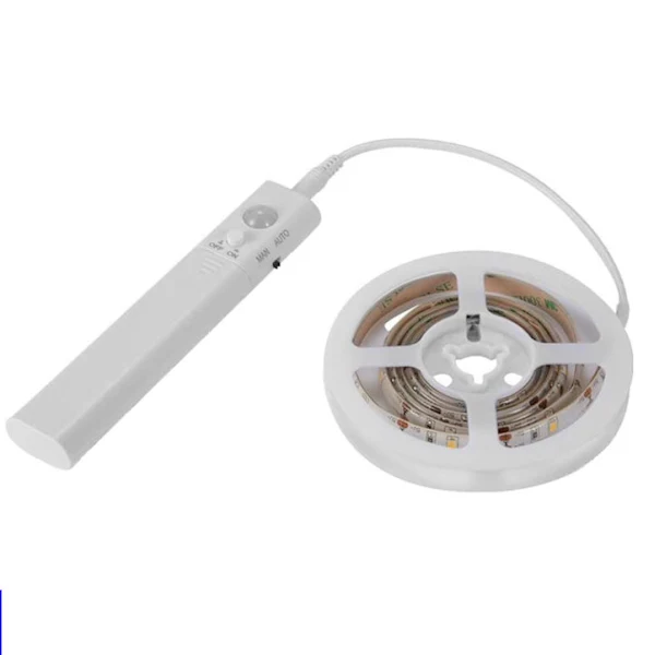 /ea/luminária de Guarda, Roupa, Faixa de Luz Noturna 2m com 60 Leds e Sensor de Movimento BRILVIBERA
