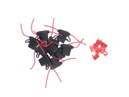 Kit Suporte De Fusível Inline 16awg Atc Ato Com 10amp Para Carro Cd Player À Prova D'água