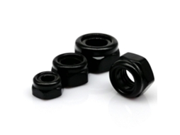 Parafusos E Porcas Autotravantes, Porcas Sextavadas De Nylon Em Aço Inoxidável 304, Pretas, M2 M12, Pacote Com 2 10 25 Unidades