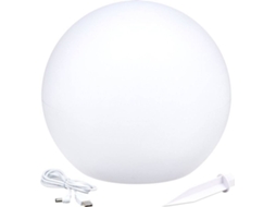 Iluminação Decorativa LUMISKY (Branco - Polietileno - 30 cm)