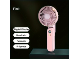 Mini Ventilador USB com 6 Velocidades e Visor Led