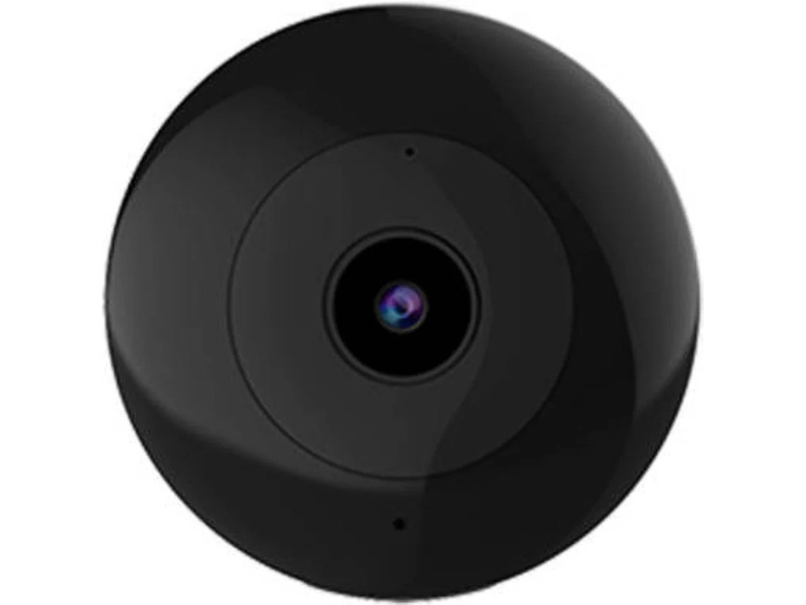 Mini câmera espiã WiFi HD com visão noturna, detecção de movimento, câmera esportiva, preta Bestvite