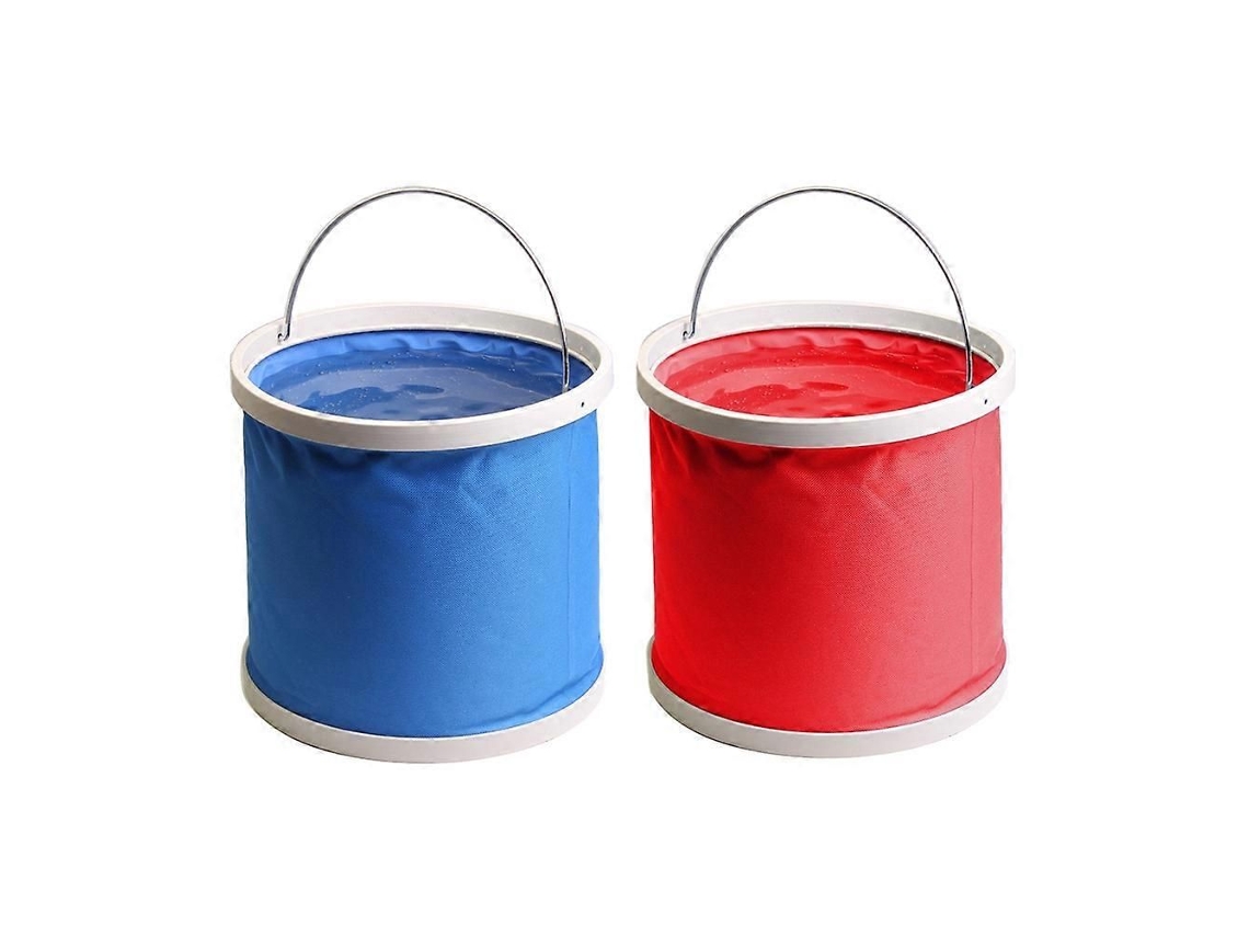 Balde Dobrável Portátil Para Uso Externo – Recipiente De Água Dobrável Para Caminhadas, Pesca, Camping E Viagens – Compacto, Economiza Espaço, Re