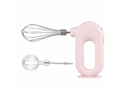 Batedor De Ovos Recarregável Usb, Rosa, Duplo, Batedeira Portátil