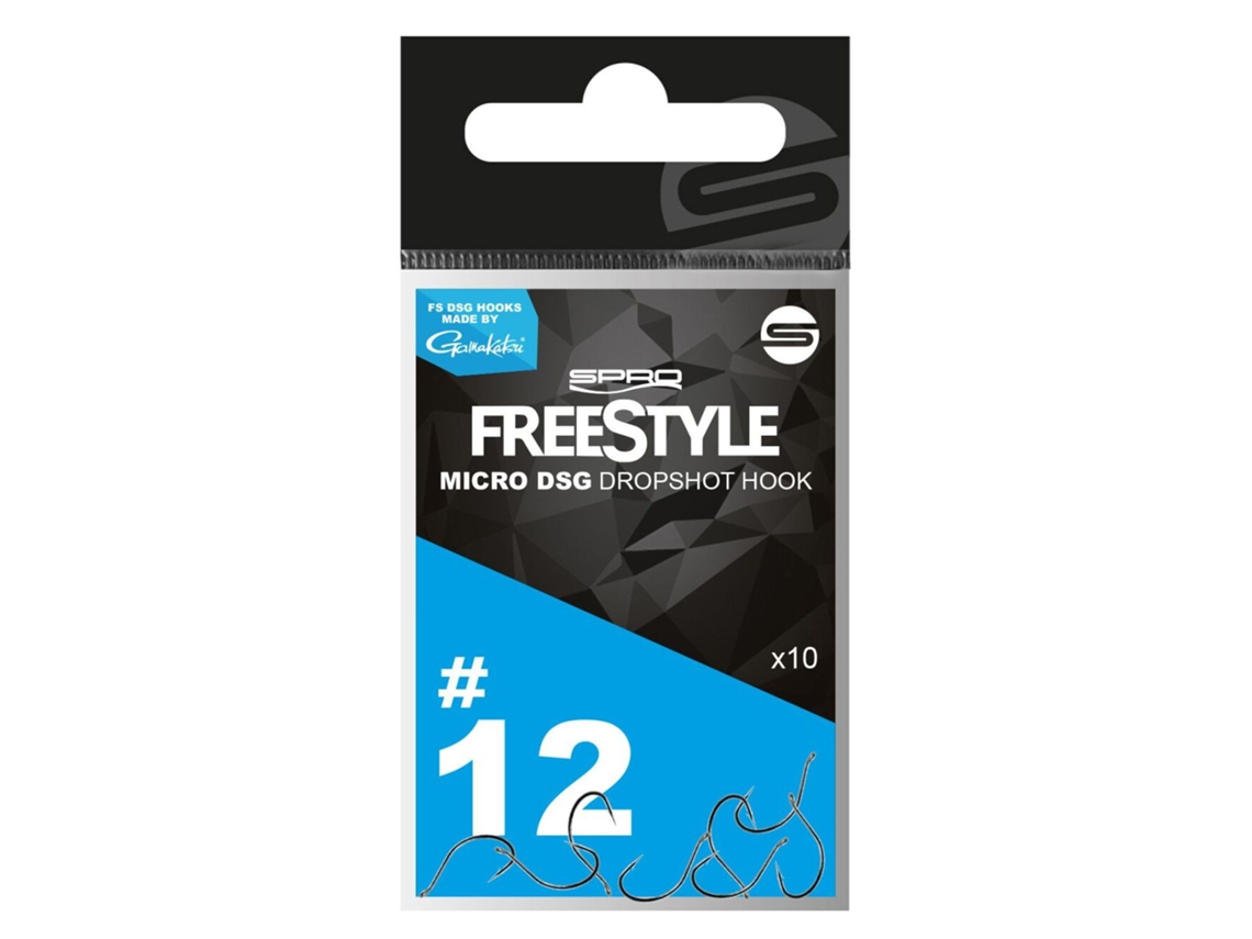 Conjunto de 10 Micro Ganchos FREESTYLE Dsg 12 Cm