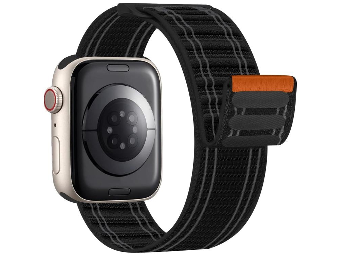 Bracelete Apple Watch Nylon Trançado com Fecho Velcro XIAOMOYU
