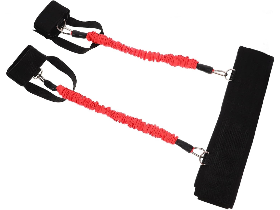 Conjunto De Faixas Elásticas Treinamento Abaodam Com Tiras Resistência Para Tornozelo E Pernas, Equipamento